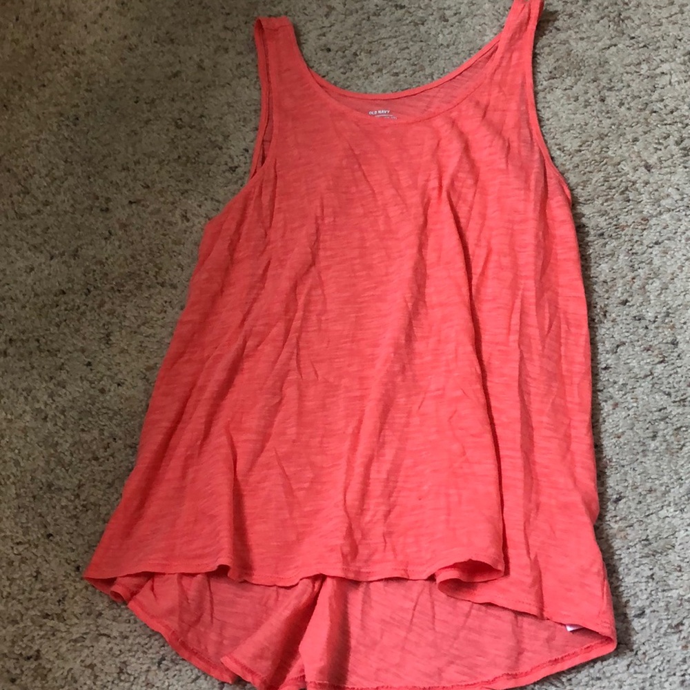 Coral tank top